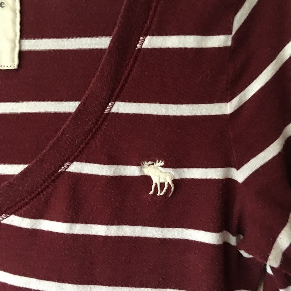 Maroon Abercrombie long sleeve shirt size small - Picture 6 of 8